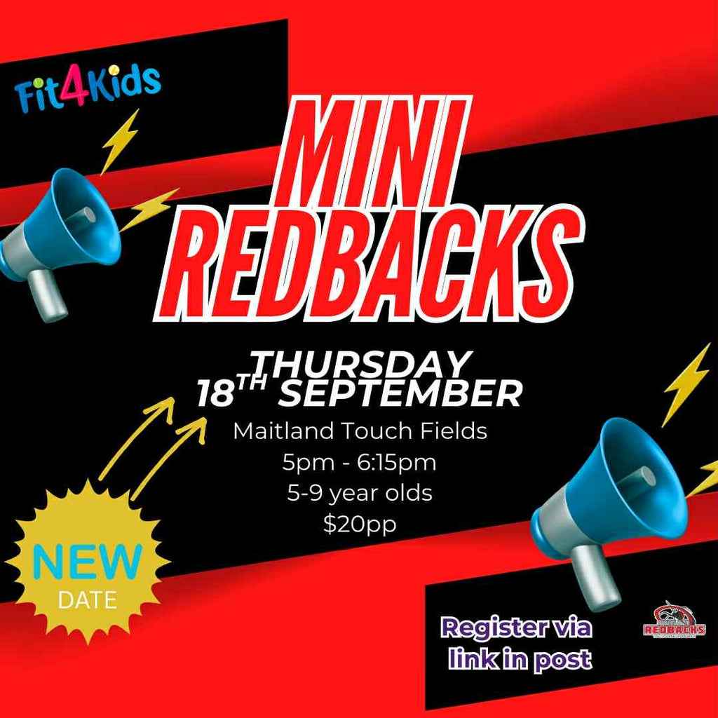 Mini Redbacks Touch Football Clinic