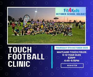 Fit4kids School Holiday Touch Football Clinic